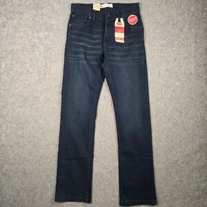 Levis 511 Jeans Womens 28x30 Blue Denim Slim Fit Stretch Super Soft Dark Wash